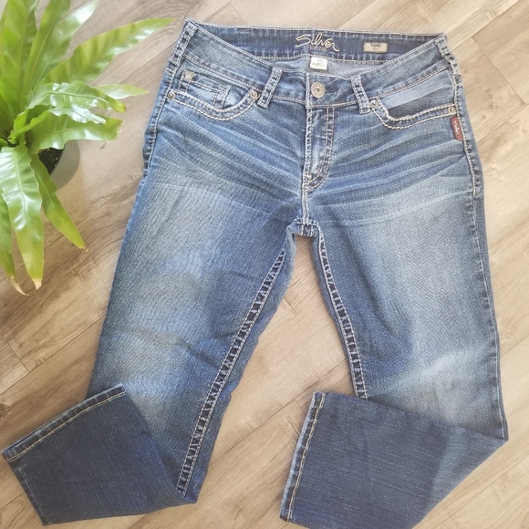 Silver Jeans Denim - Silver Suki capri denim size 32